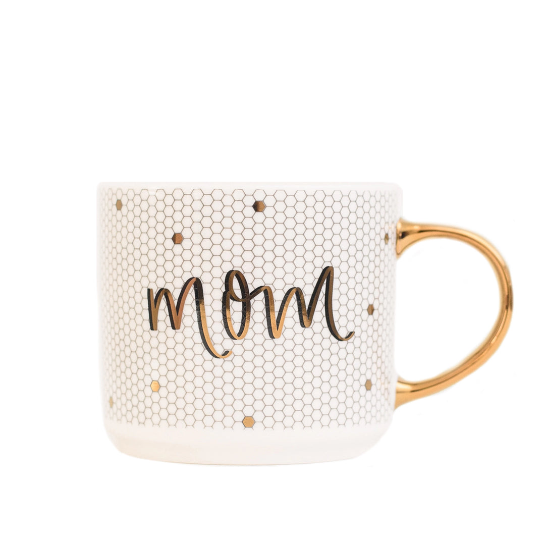 Mom Gold Tile Mug
