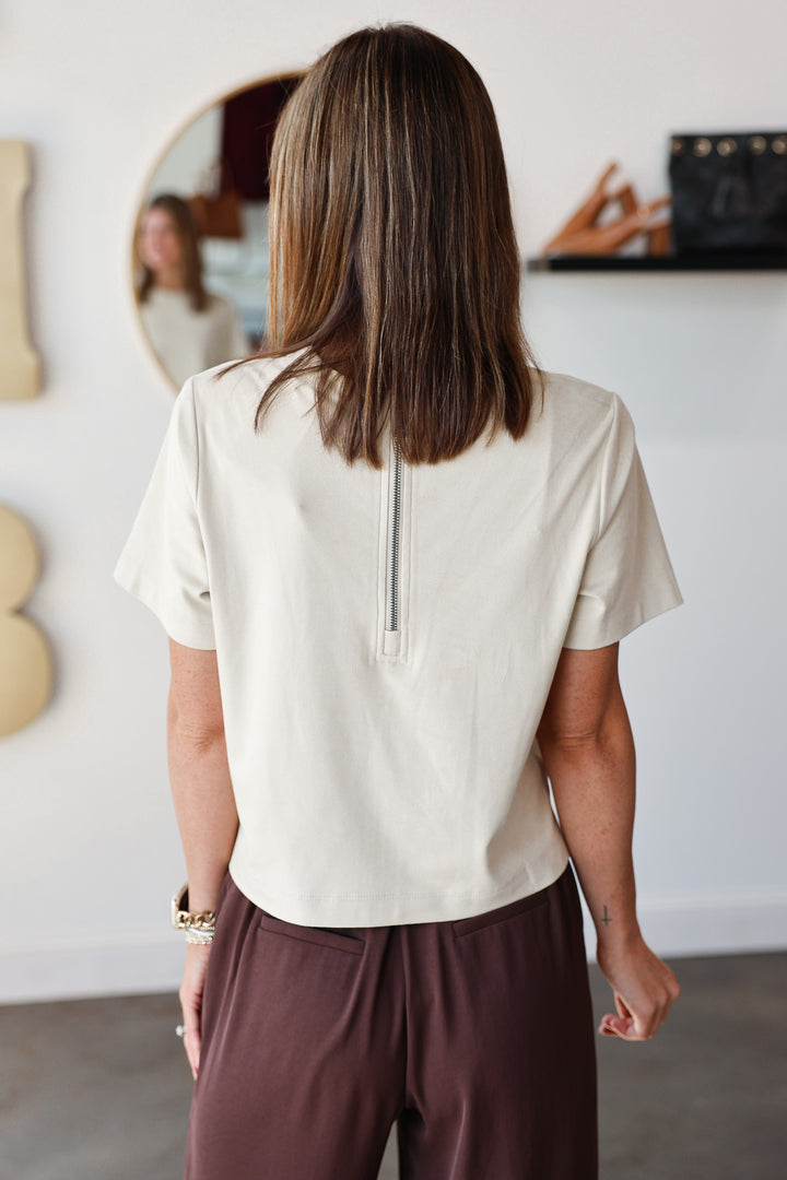Steve Madden Ezra Top - Bone