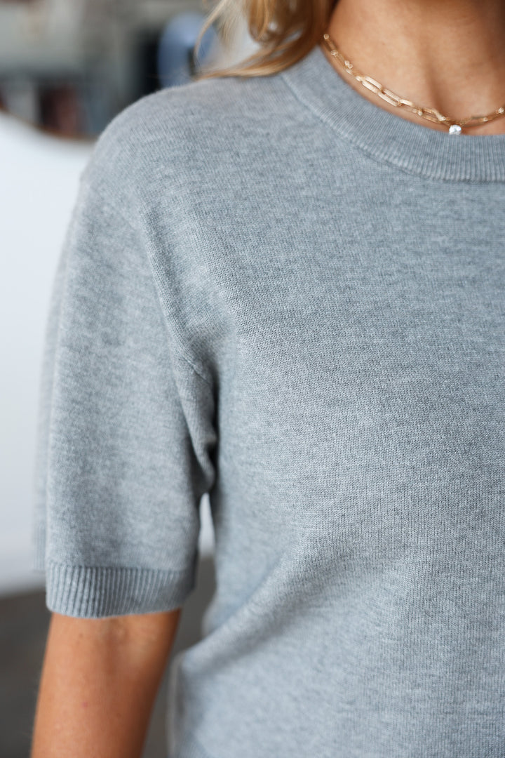 Steve Madden Kori Top - Gray