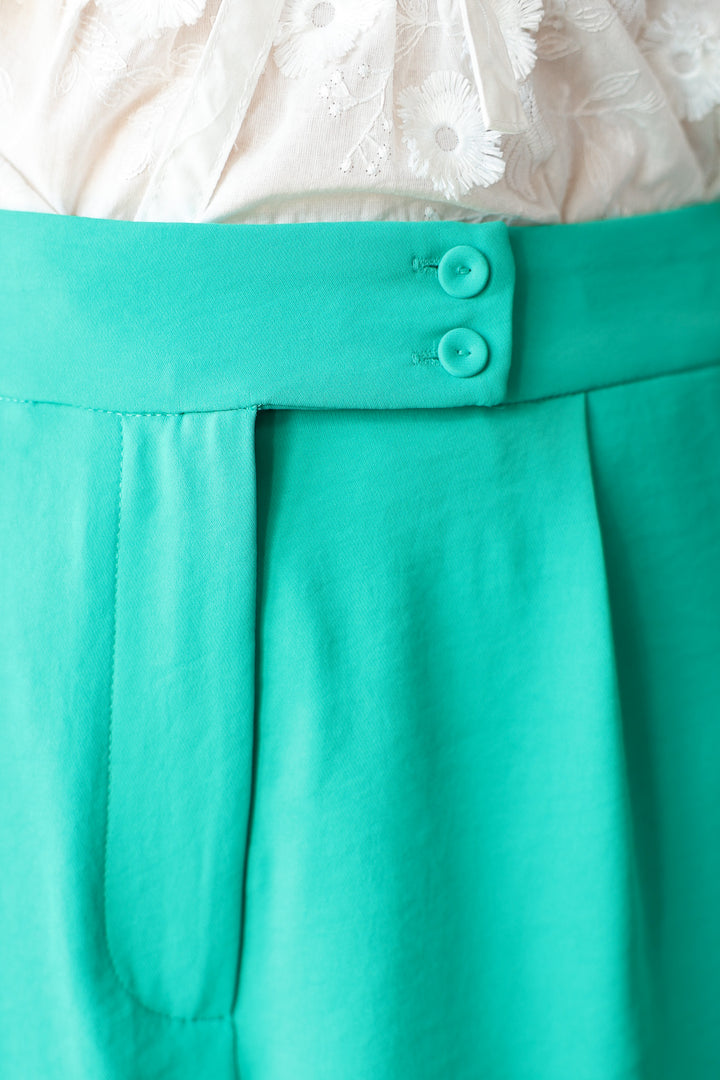 Dressy Shorts - Emerald Green