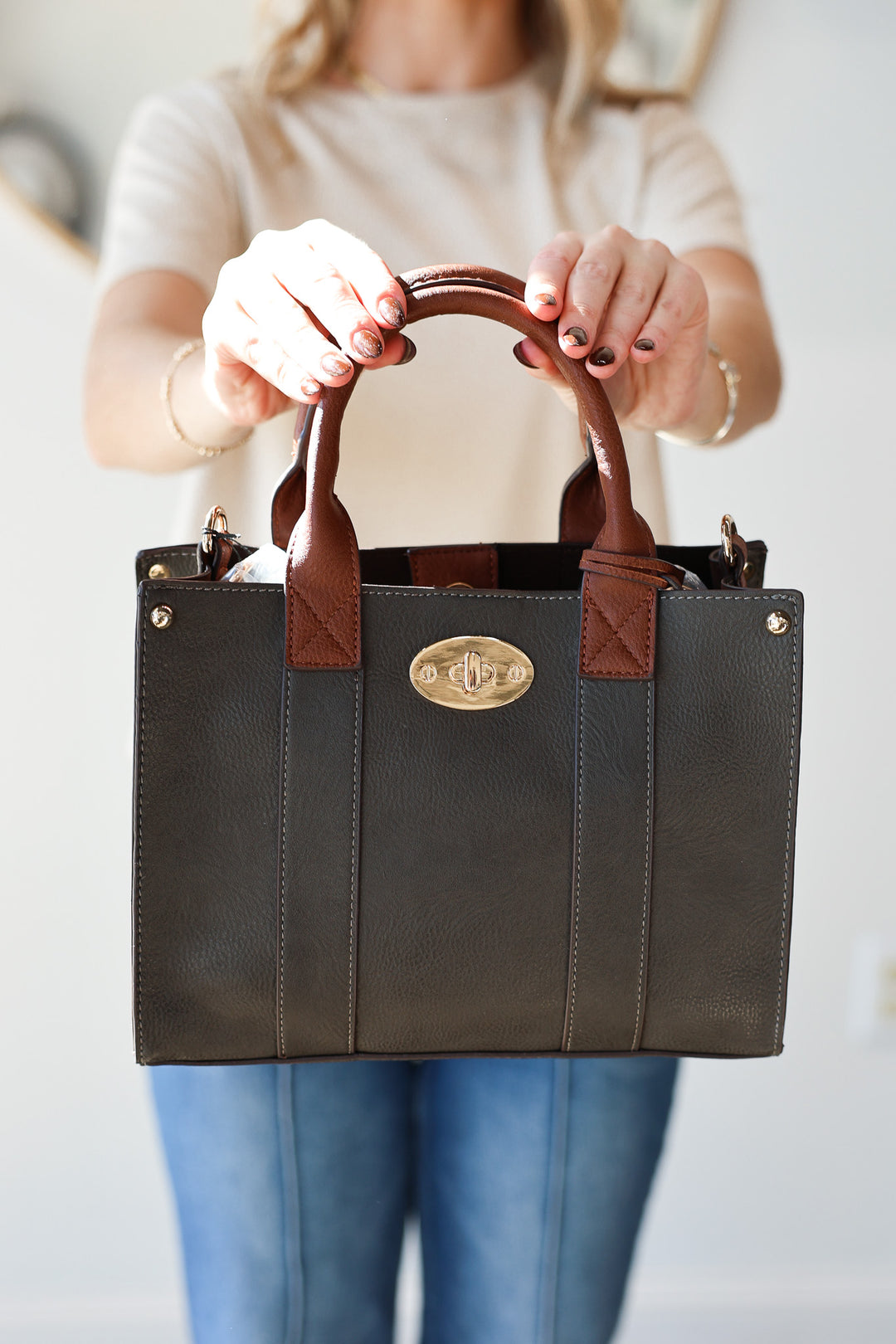 Cameron 3-in-1 Handbag - Charcoal