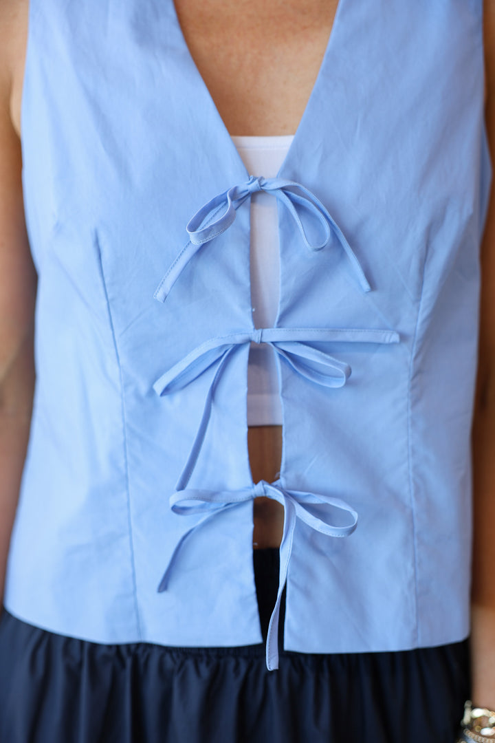 Steve Madden Aliza Top - Blue