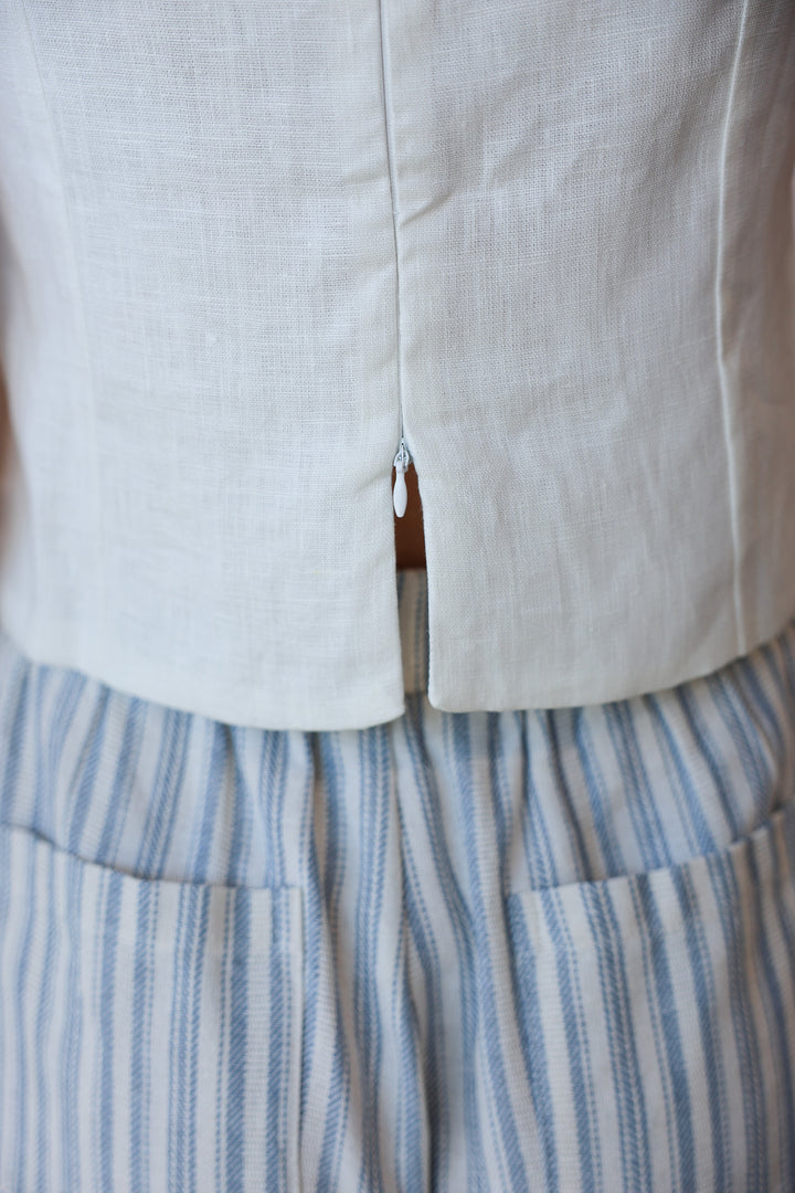 Linen Tank - Off White