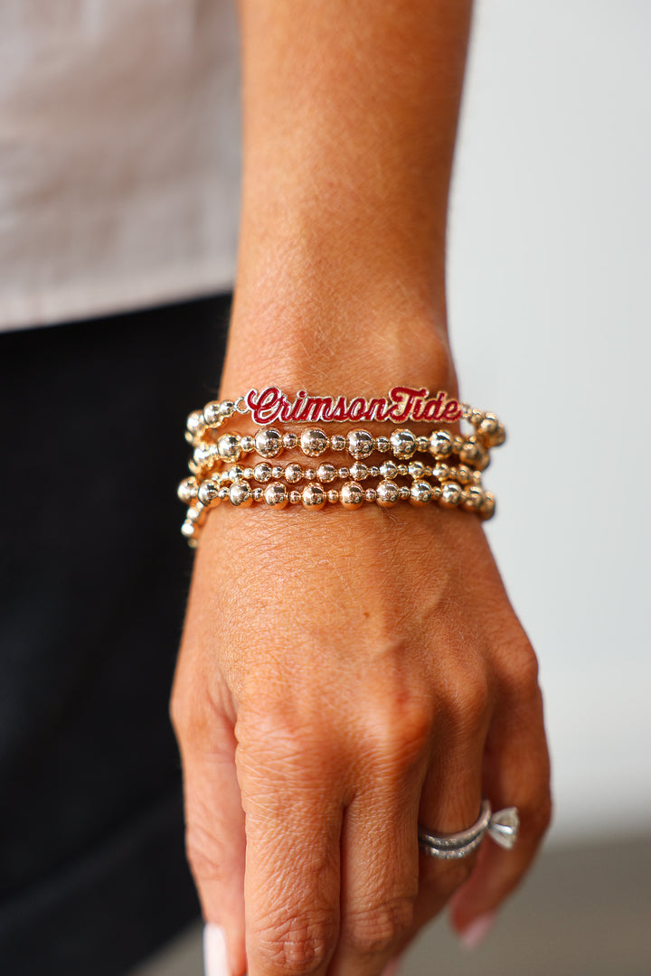 Alabama Crimson Tide Enamel Bracelet