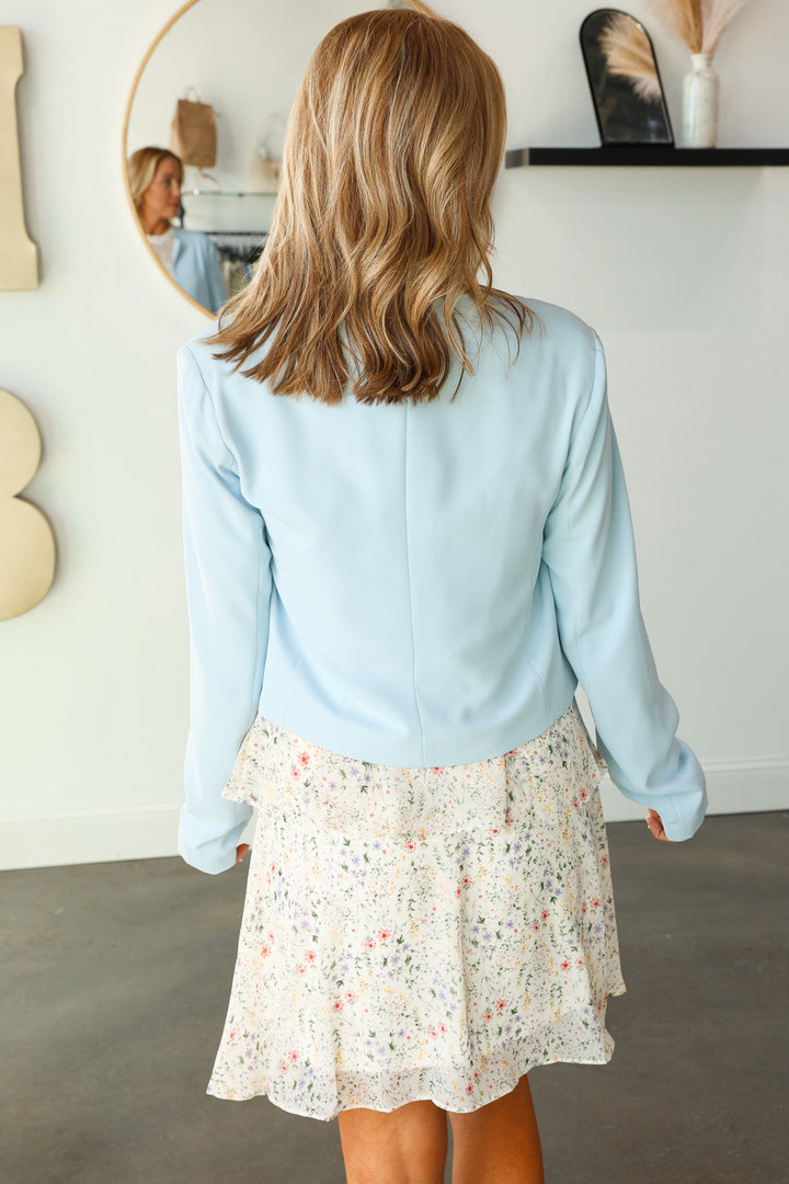 Steve Madden Serena Blazer - Sky Blue