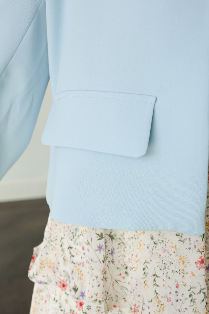 Steve Madden Serena Blazer - Sky Blue