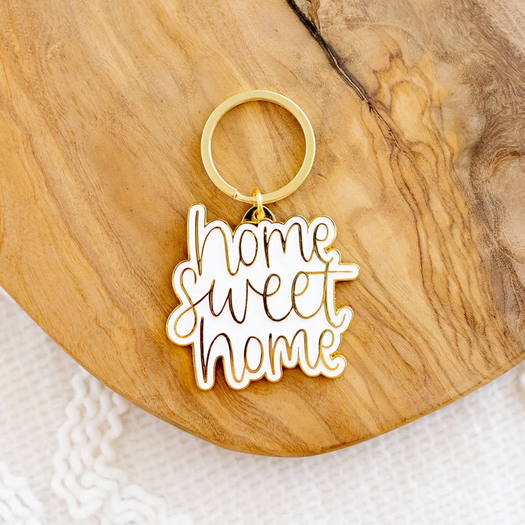 Home Sweet Home Metal Keychain