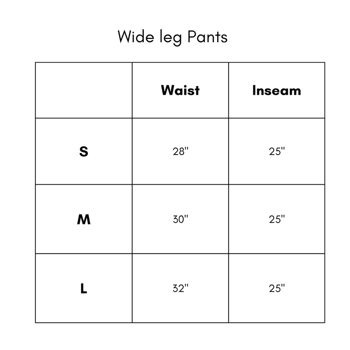 Wide Leg Pants - Tan