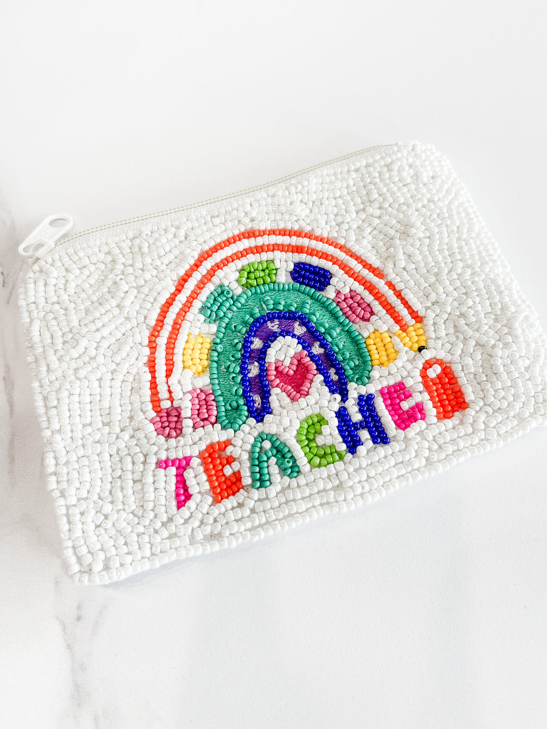 Beaded Coin Pouch - Teacher