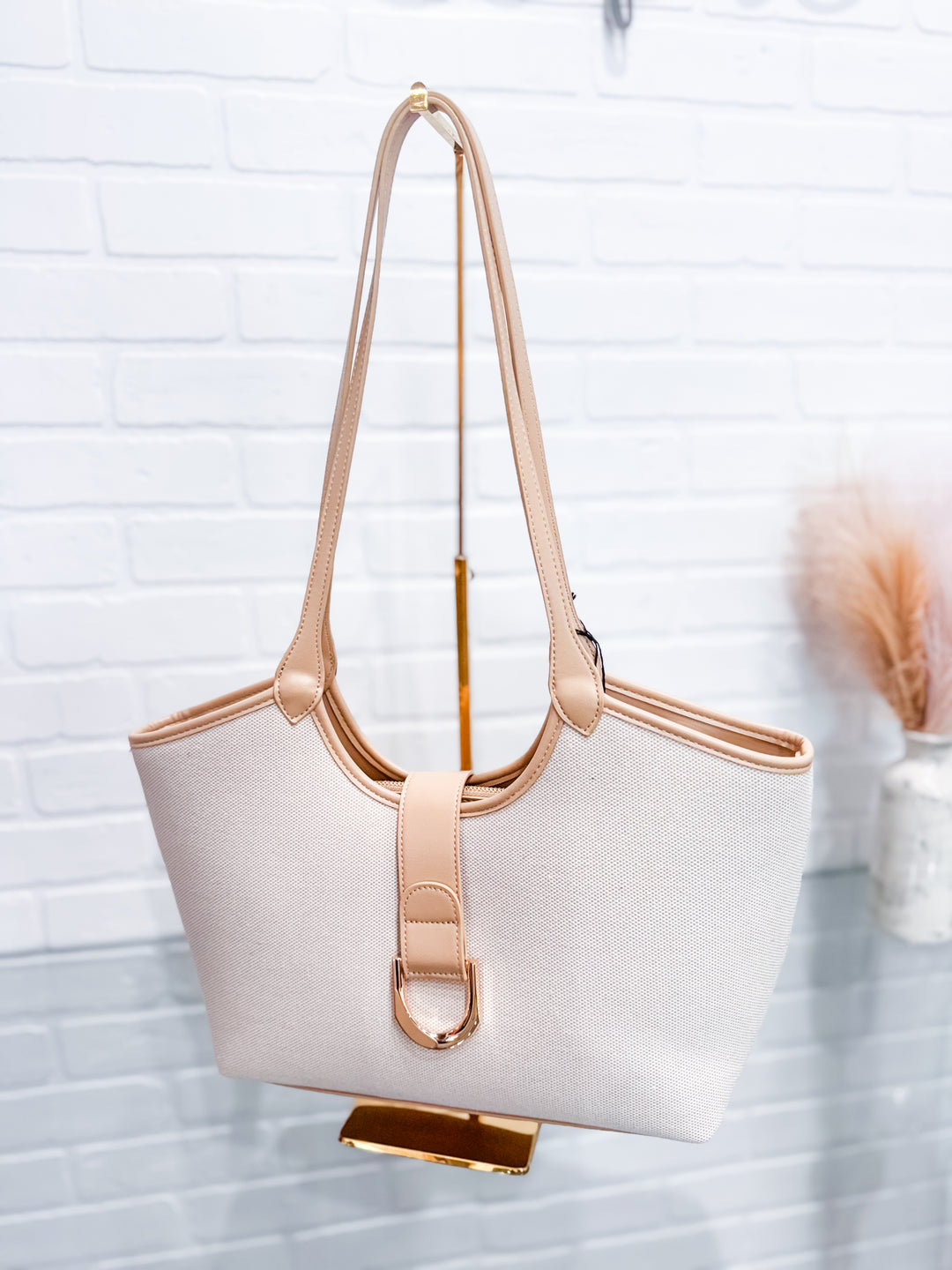 Canvas Tote Bag - Beige