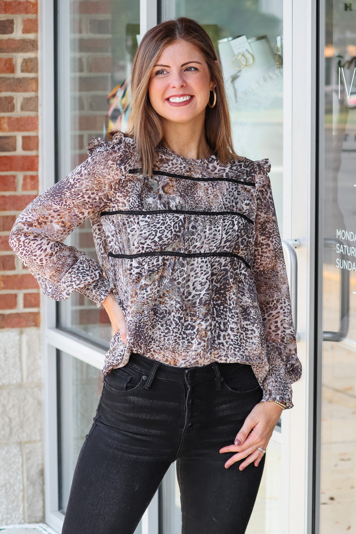 Flowy Printed Blouse