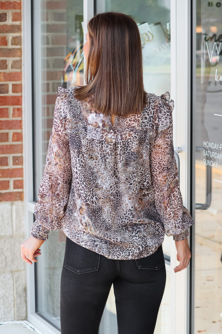 Flowy Printed Blouse