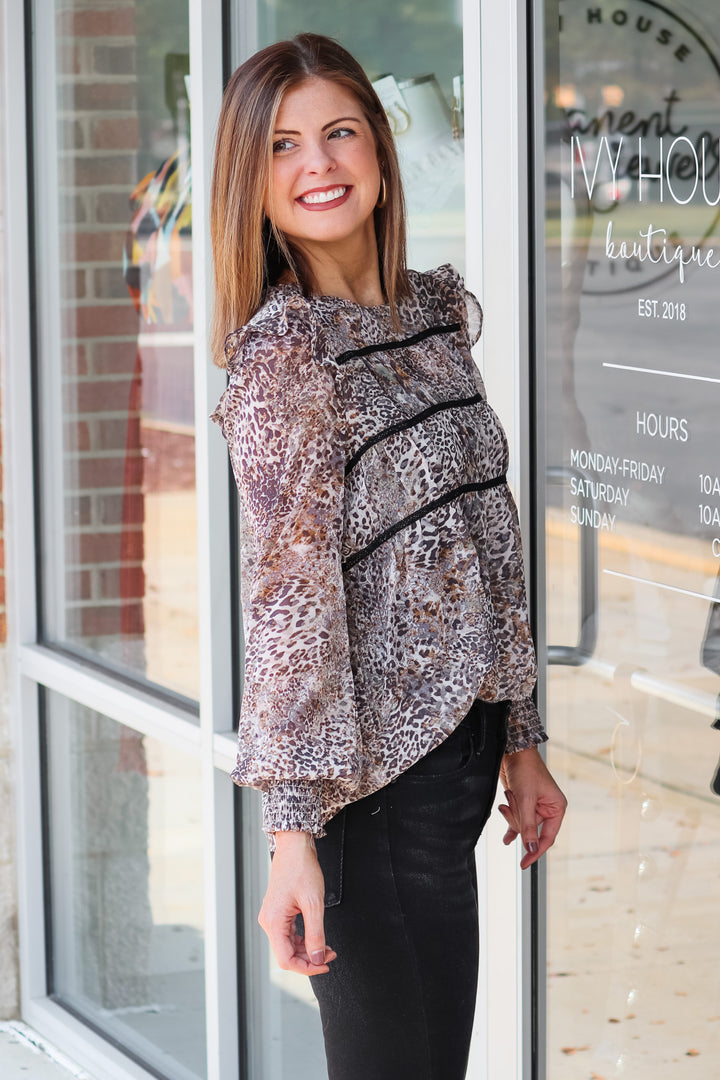 Flowy Printed Blouse