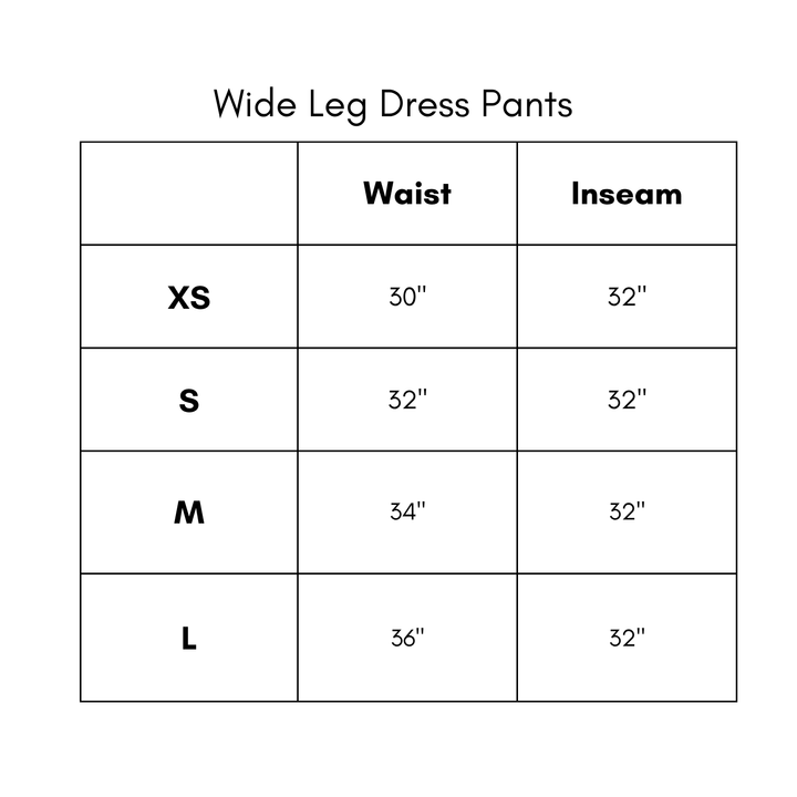 Wide Leg Dress Pants - Espresso