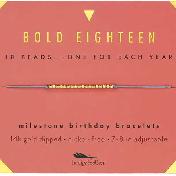 Birthday Bracelet - Eighteen