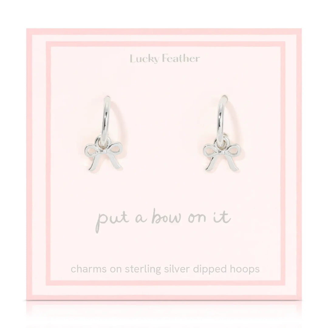 Beautiful Bows Earrings - Silver