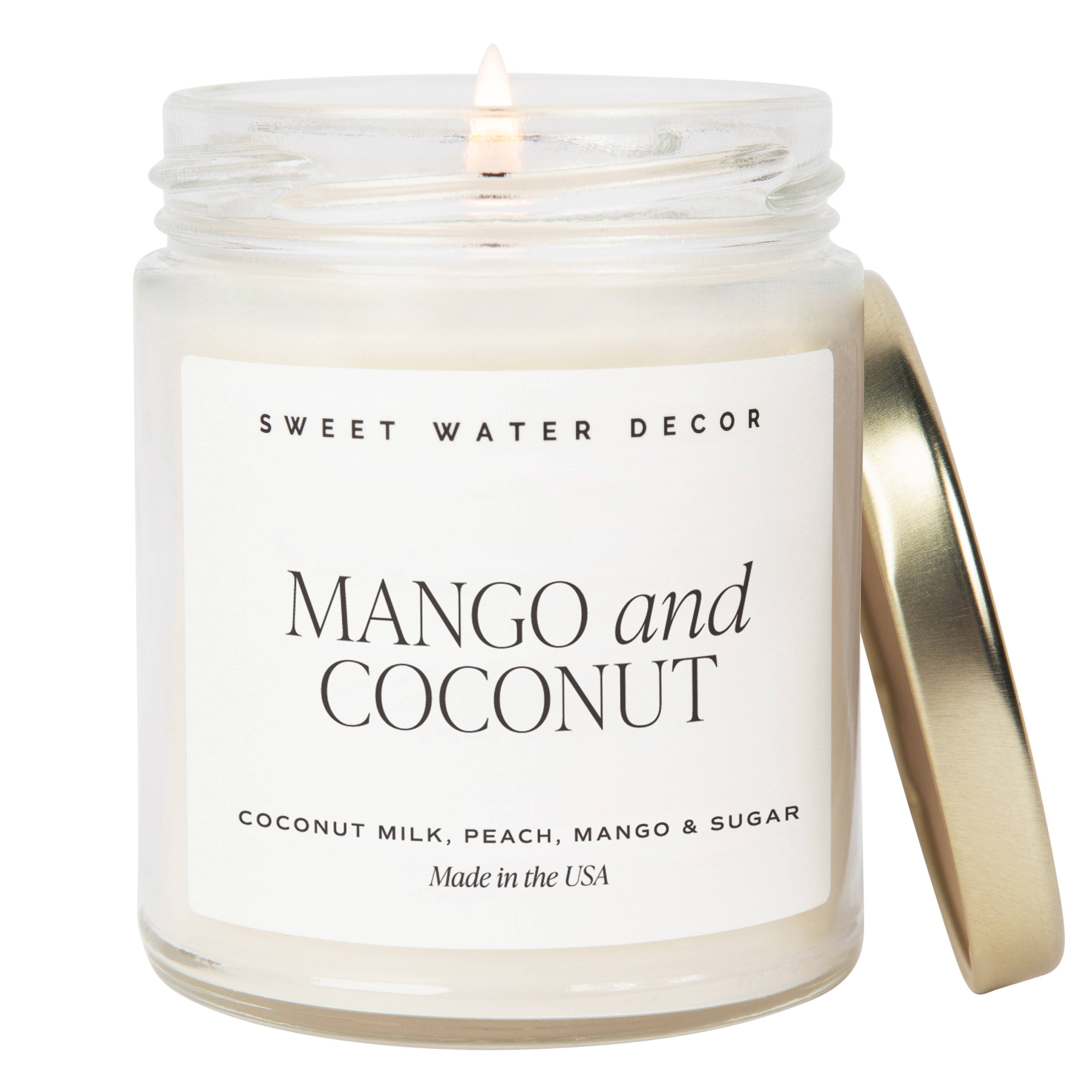 Mango + Coconut Soy Candle – Haven Esthetics Brow and Lash Boutique