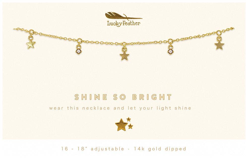 Let your bright deals light shine necklace