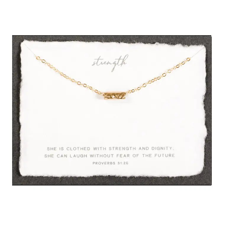 Strength Necklace - 14k Gold Filled