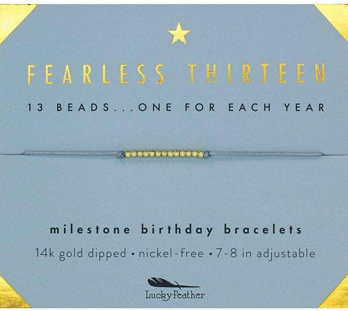 Birthday Bracelet - Thirteen