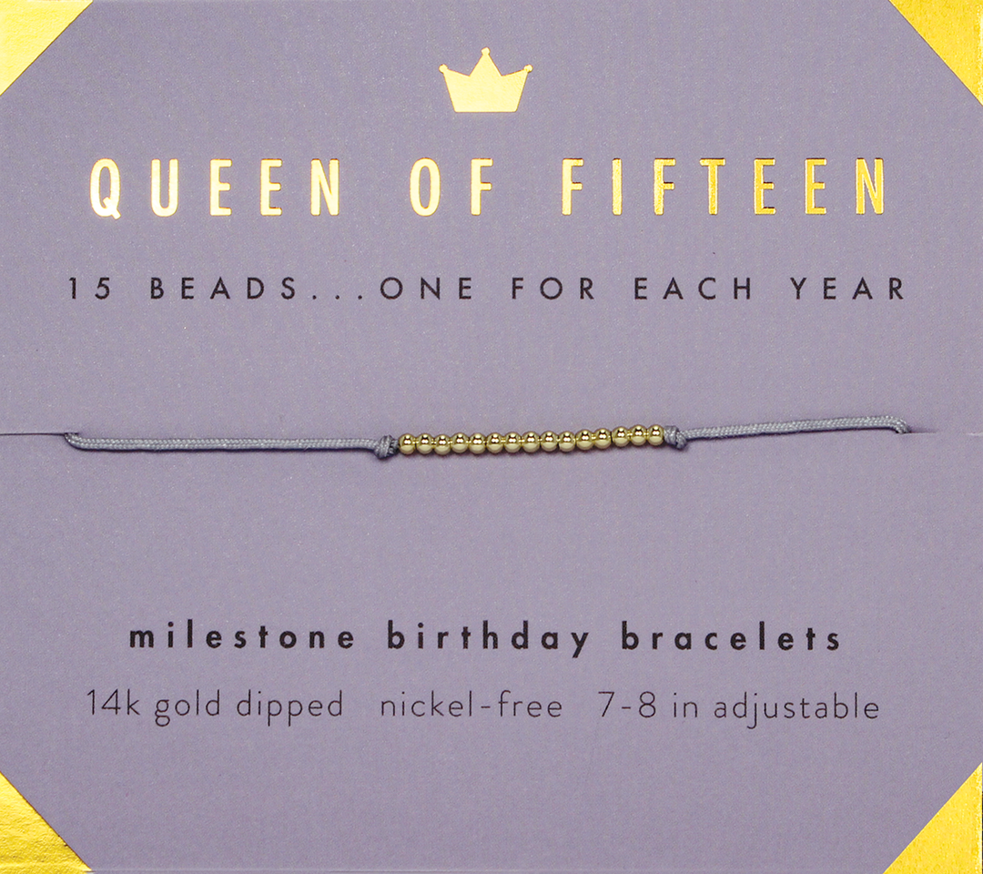 Birthday Bracelet - Fifteen