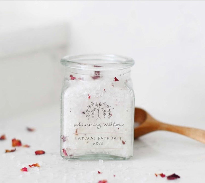 Whispering Willow Bath Salt - Rose