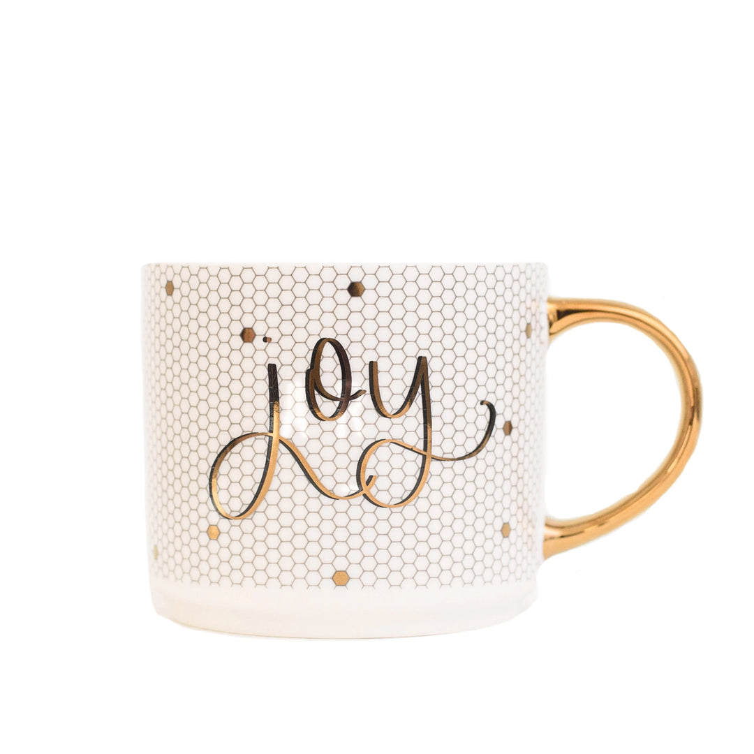 Joy Gold Tile Mug