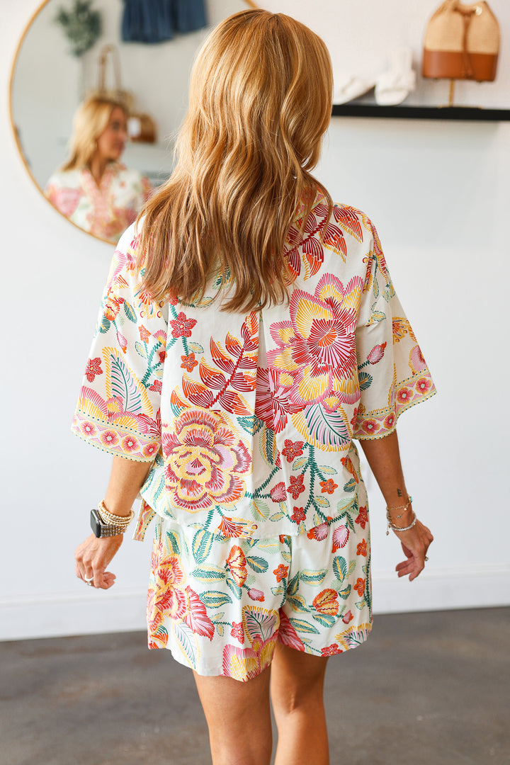 Printed Skort