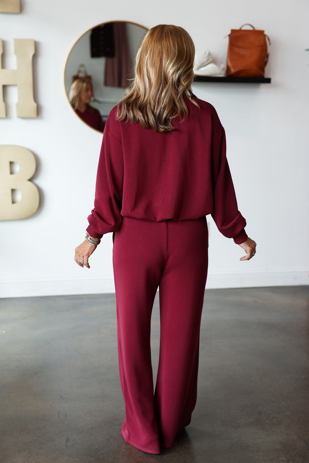 Soft Modal Pants - Rosewood
