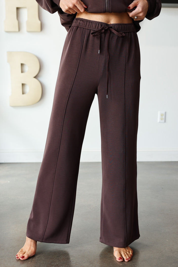 Soft Modal Pants - Espresso