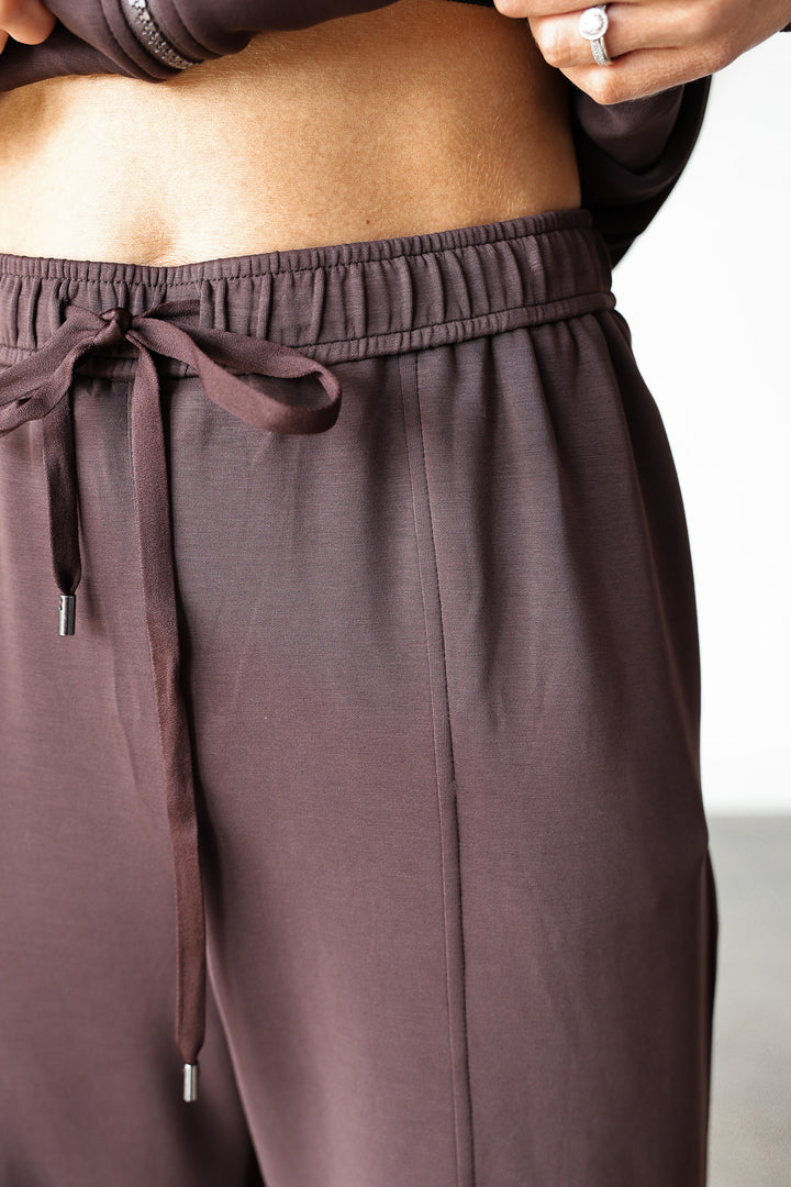 Soft Modal Pants - Espresso