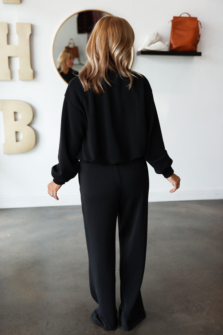 Soft Modal Pants - Black