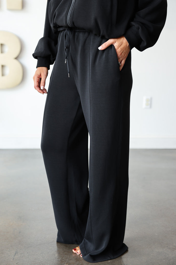 Soft Modal Pants - Black