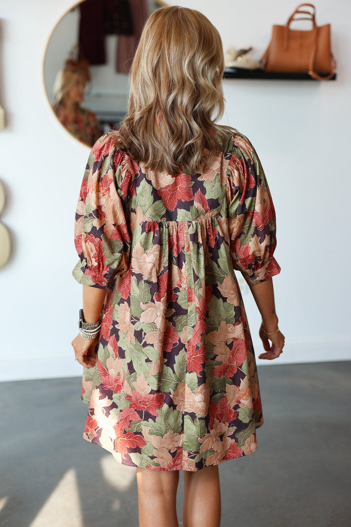 Fall Printed Dress