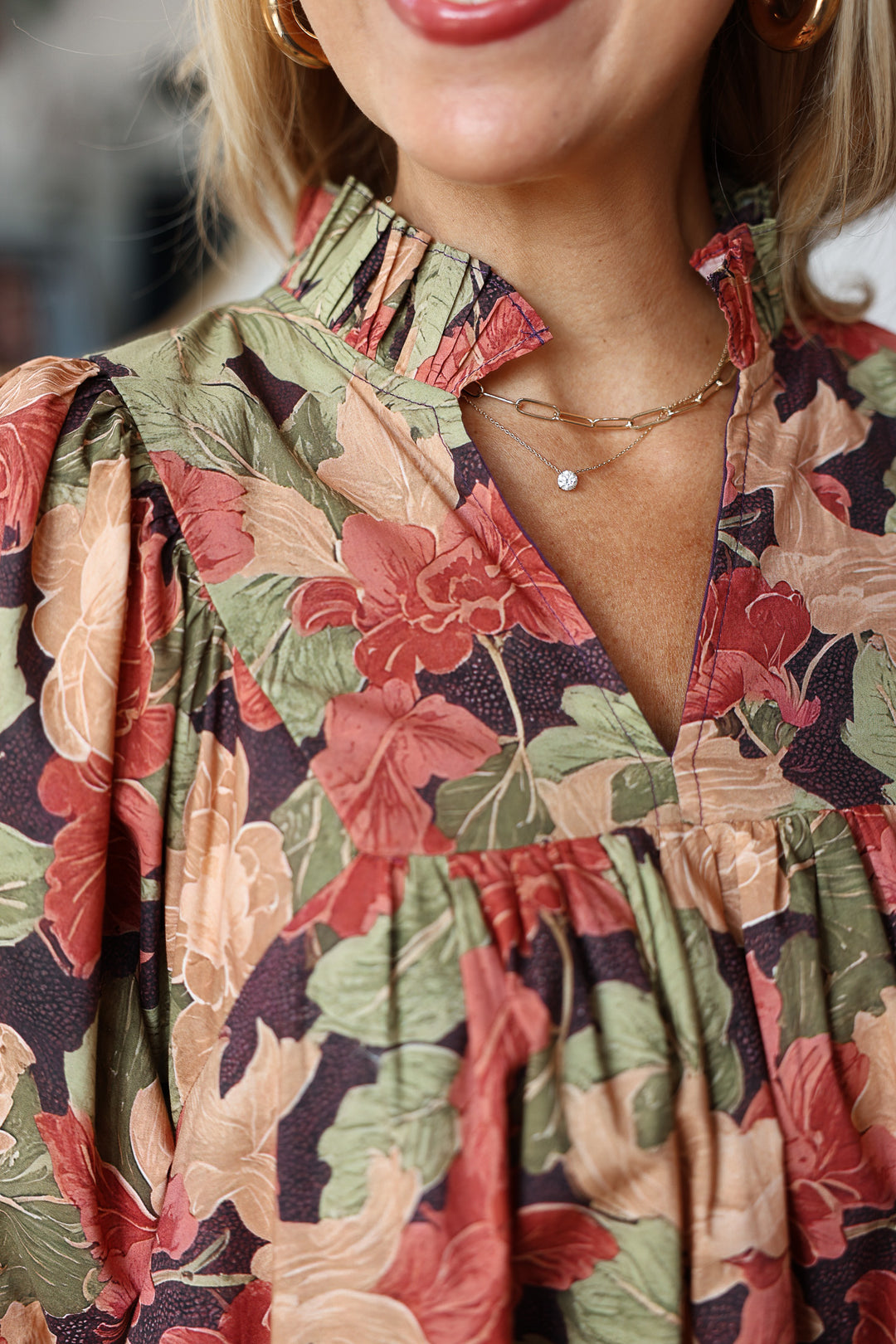 Fall Printed Dress