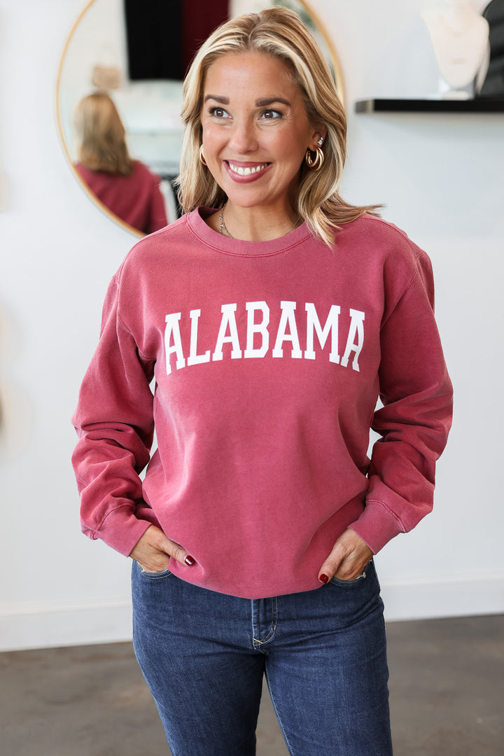 Alabama Sweatshirt - Red