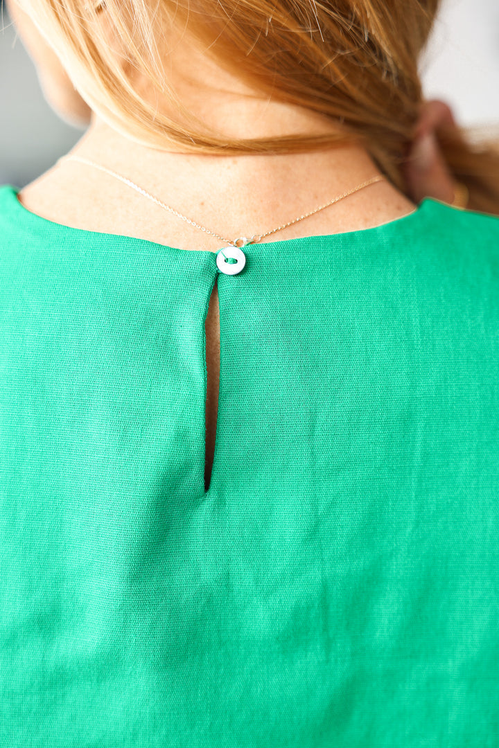 Squiggle Front Tank - Green