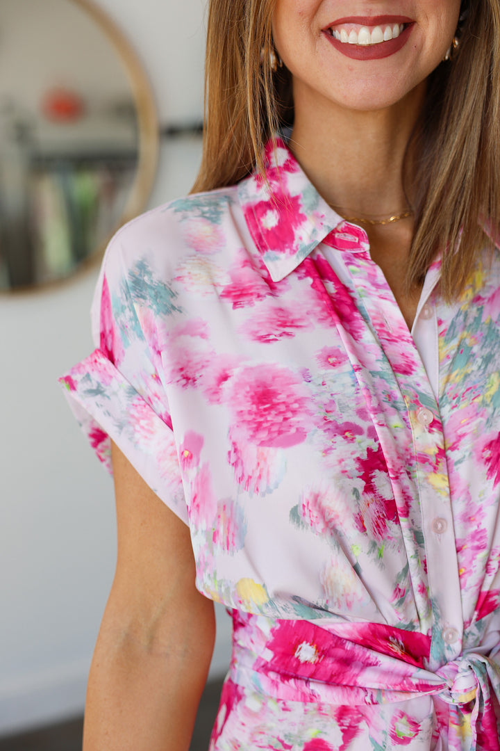Steve Madden Tori Dress - Pink Hydrangea