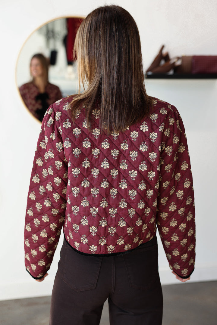 Printed Quilted Jacket