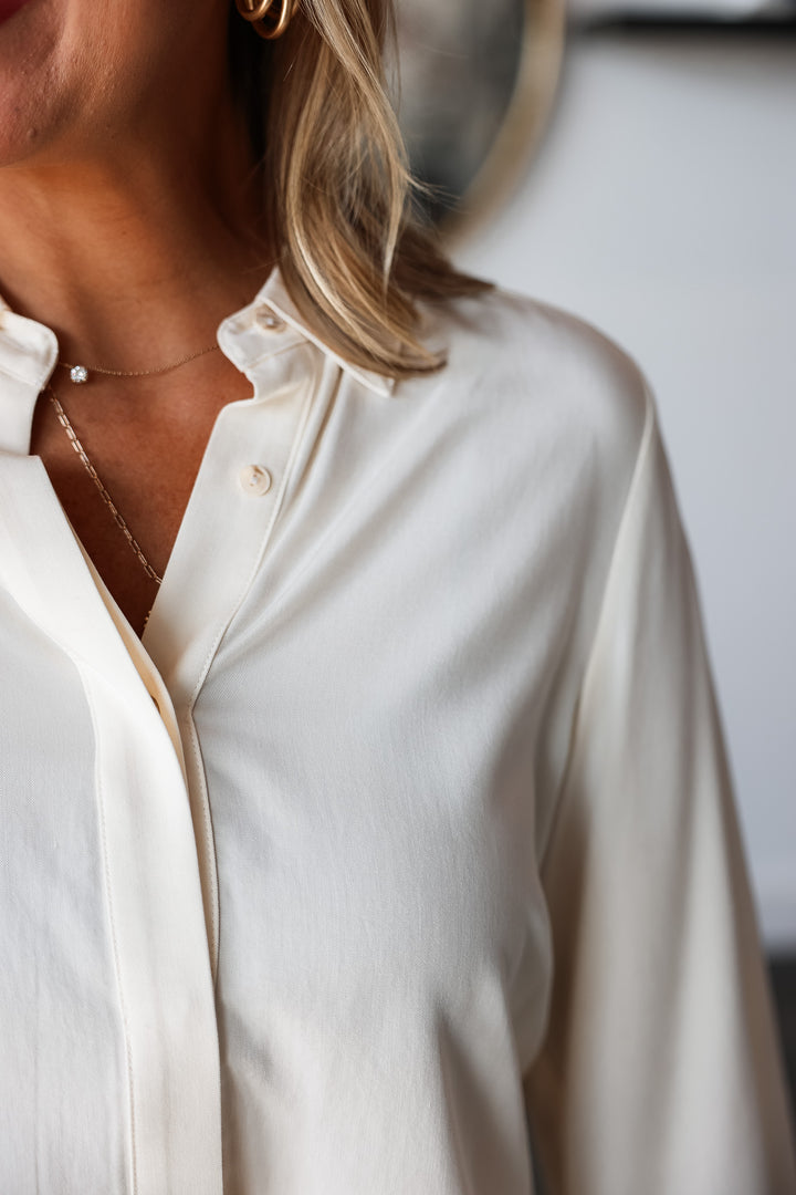 Tencel Collar Shirt - Soy