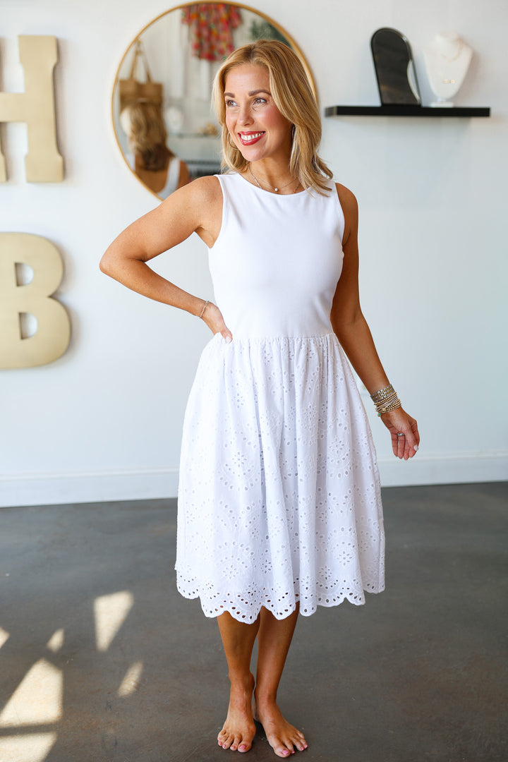 Steve Madden Julian Dress - White