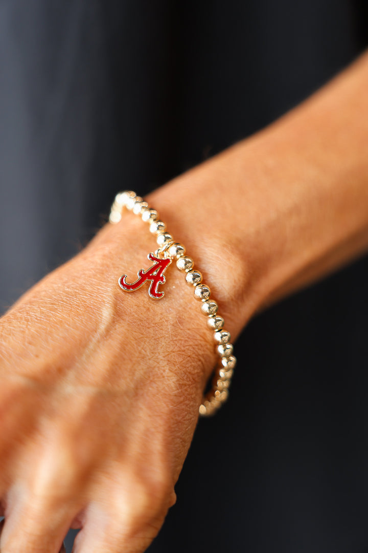 Alabama Beaded Stretch Bracelet