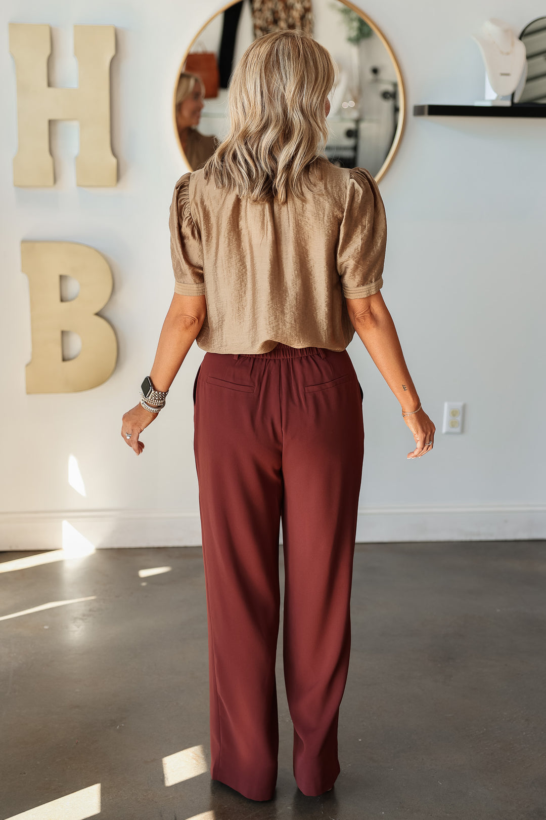 Wide Leg Pants - Chocolate