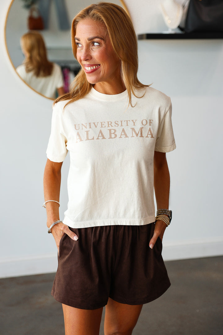 University of Alabama Tee - Ivory