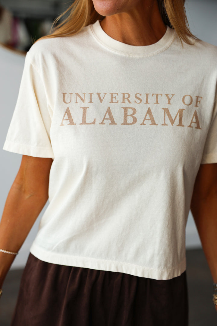 University of Alabama Tee - Ivory