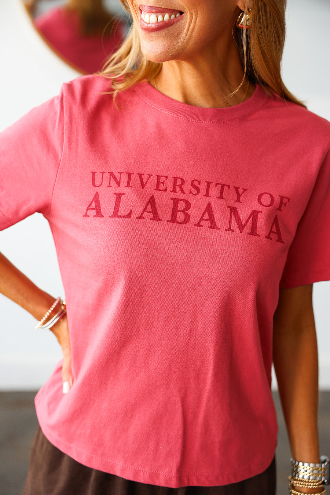 University of Alabama Tee - Vintage Red