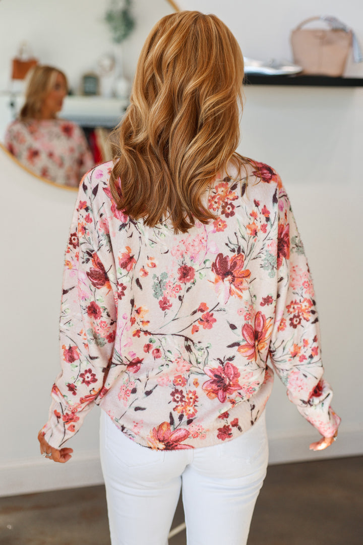 Floral Knit Top
