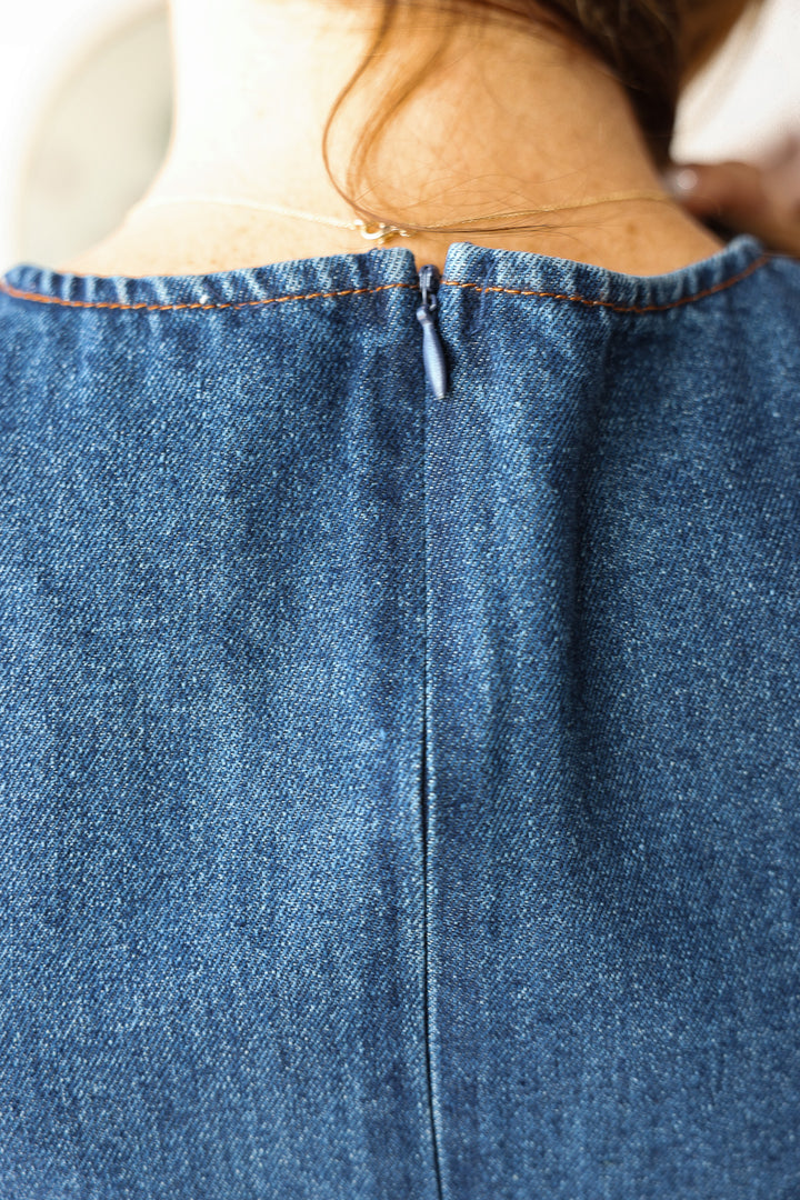 Denim Midi Dress
