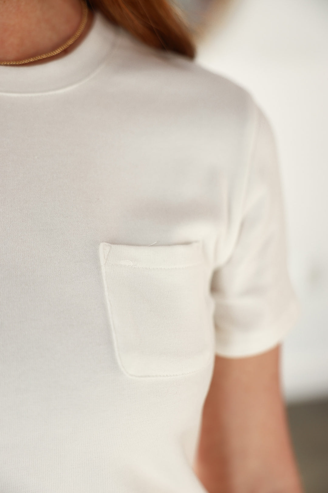 Crew Neck Tee - White