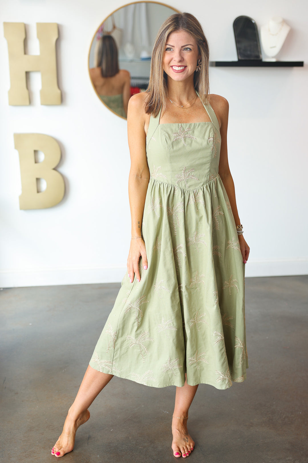 olive embroidered dress ASOS Design - Embroidered Maxi Dress - Women - Polyester - 8 US